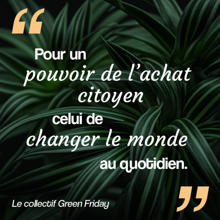 green black friday avec des plantes et des fleurs