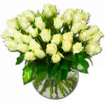 Blanc Pur 40 Roses Par Occasion Fleurs Saint Valentin