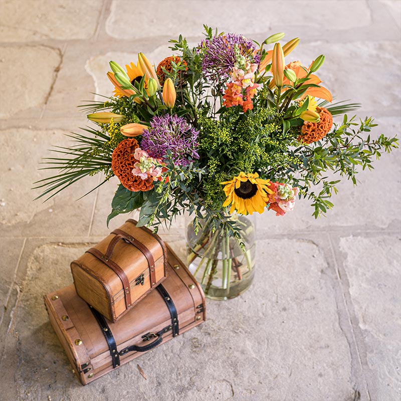 Bouquet de fleurs champêtre