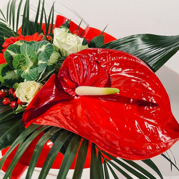 âme sœur bouquet tropical anthurium