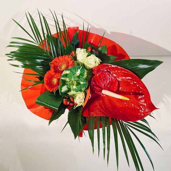 âme sœur bouquet tropical anthurium
