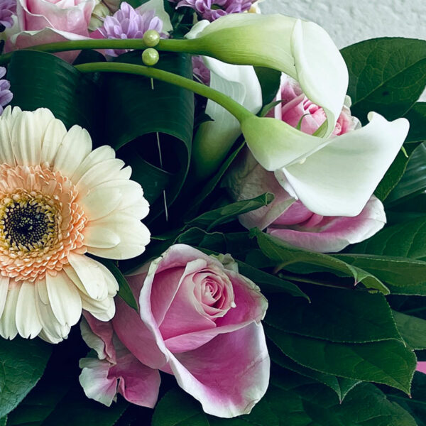 Bouquet Lady Bouquet rond composé d'arums