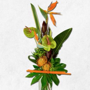 bouquet exotique cocktail tropical