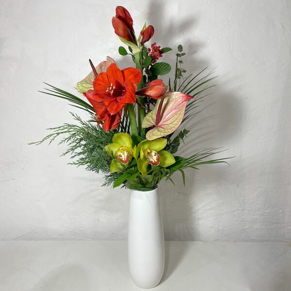 bouquet exotique en hauteur tropical