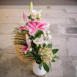 hortense bouquet en hauteur