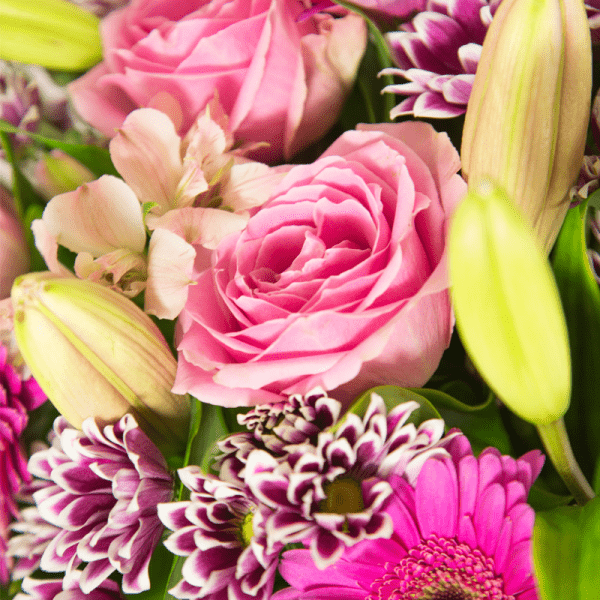 princesse bouquet fleurs roses