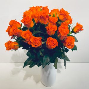 symphonie de roses oranges