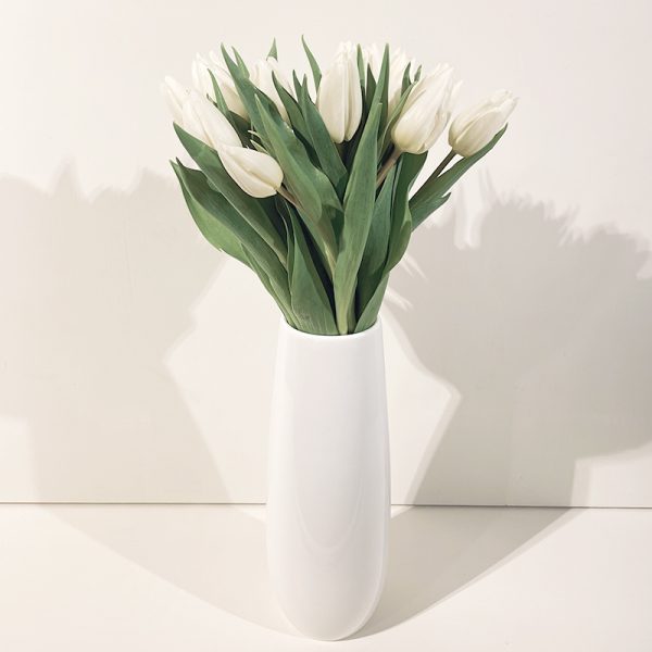 bouquet de tulipes blanches