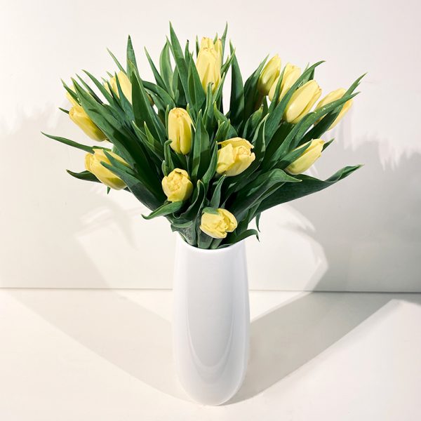 bouquet de Tulipes jaunes coupées