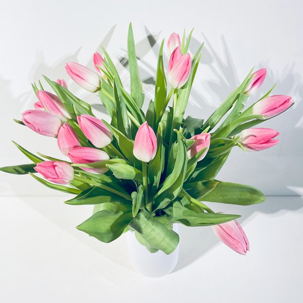 bouquet de tulipes roses pâle à offrir et à livrer