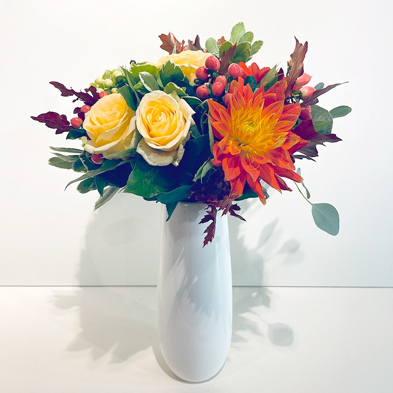 Harmonie automnale – Bouquet rond