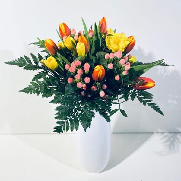 Bouquet Salsa de tulipes et jonquilles