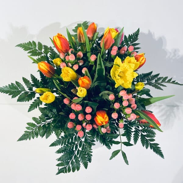 Bouquet Salsa de tulipes et jonquilles