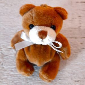 Porte-clé peluche Bukowski ours caramel
