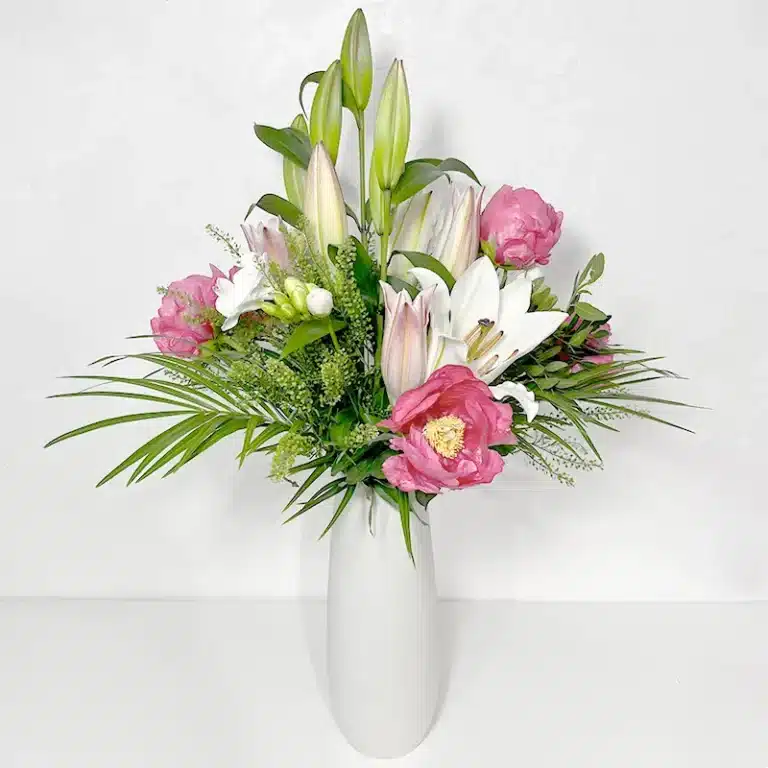 Parfume pivoine bouquet en hauteur