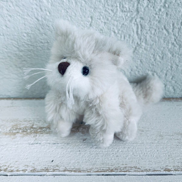 Porte-clé peluche chat