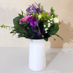 bouquet porte bonheur parme