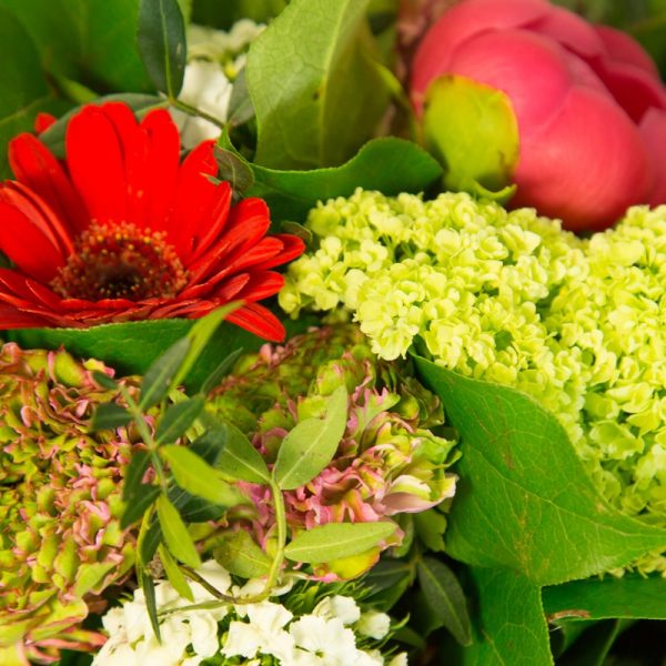 bouquet porte bonheur vert