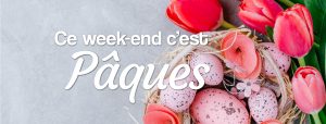 La composition florale de Pâques