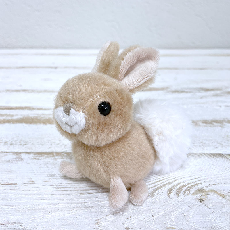 Porte-clef Lapin Peluche - Noir