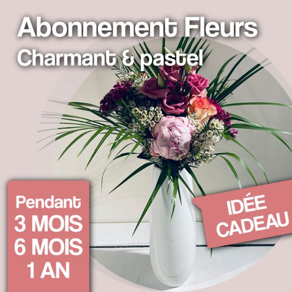 abonnement fleurs charmant et pastel