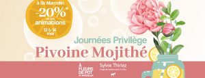 Journées privilège de mai Plus de Fleurs