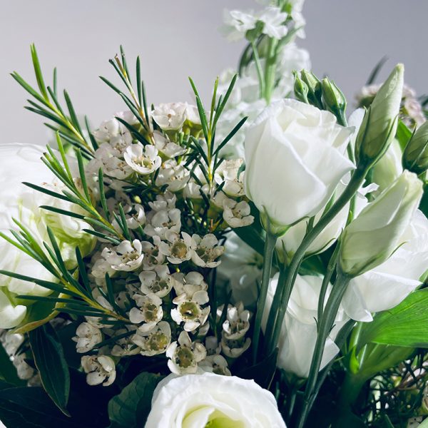 champêtre de saison blanc fleurs