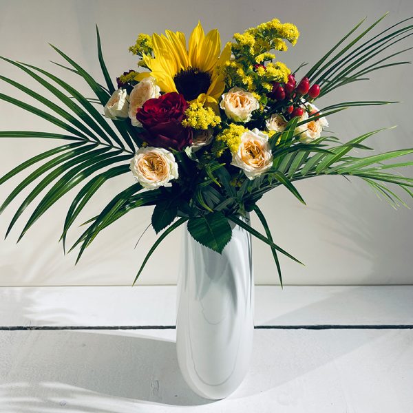 Le bouquet champêtre de saison coloré charmant