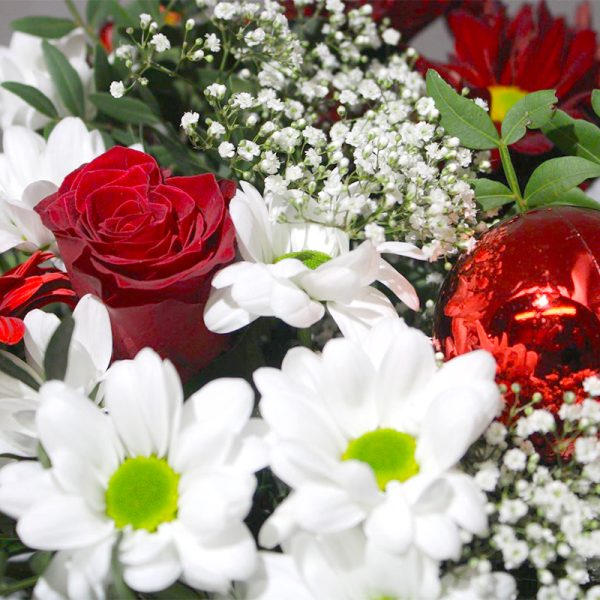 féerie bouquet champêtre de noel