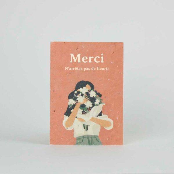 carte plantable merci