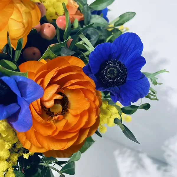 bouquet rond énergie fleurs de france