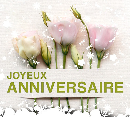 joyeux anniversaire bouquet