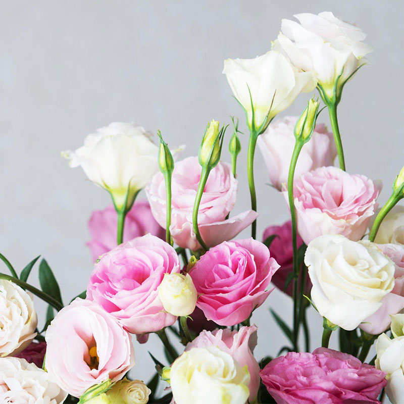 bouquet de lisianthus coupés