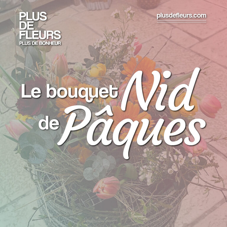 tuto de pâques fleurs bouquet nid