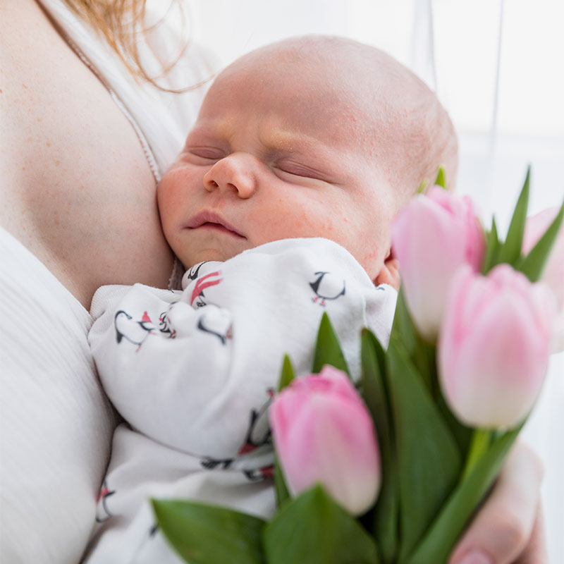 fleurs de naissance bébé