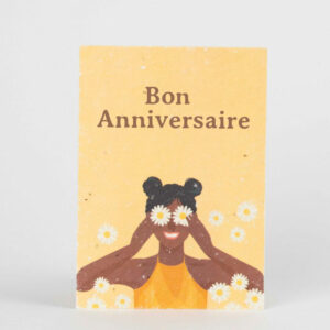 carte à planter bon anniversaire