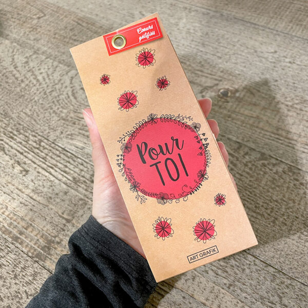 bonbon kraft pour toi coeur