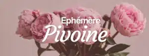 éphémères pivoines pour la fête des mères