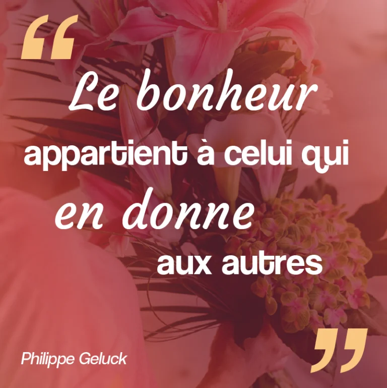 Citation bonheur cadeau Geluck le chat