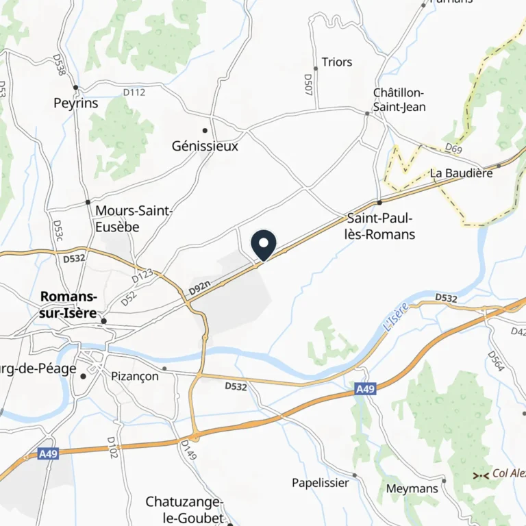 carte plus de fleurs st paul les romans